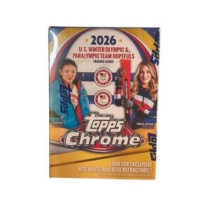 2026 Topps Chrome USA Winter Olympics Paralympic Team Hopefuls Value Box NEW